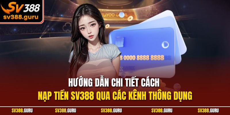 Hướng dẫn chi tiết cách nạp tiền SV388 qua các kênh thông dụng