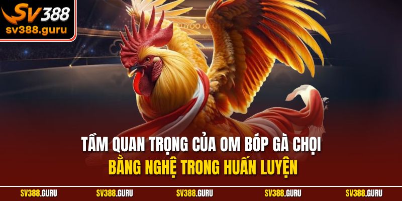 Tầm quan trọng của om bóp gà chọi bằng nghệ trong huấn luyện